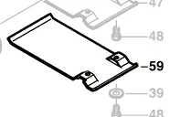 Plaque glissant réf. 2 601 098 037 BOSCH